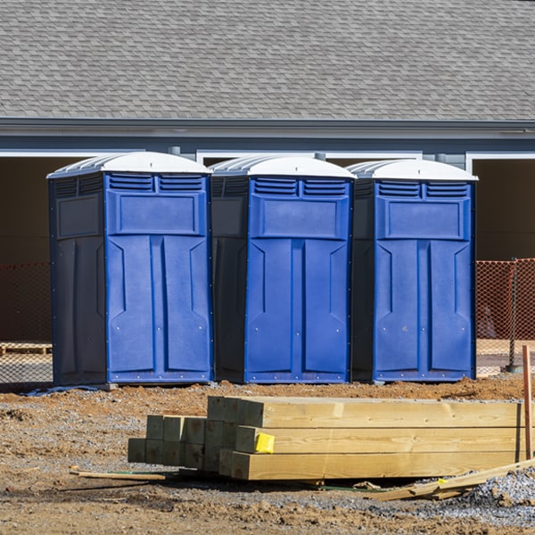 what is the maximum capacity for a single portable restroom in Buford WY